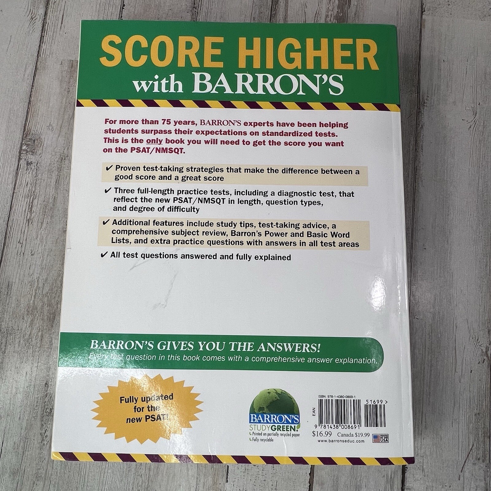Barron’s PSAT/NMSQT by Sharon Weiner Green, Ira K. Wolf and Brian W. Stewart…