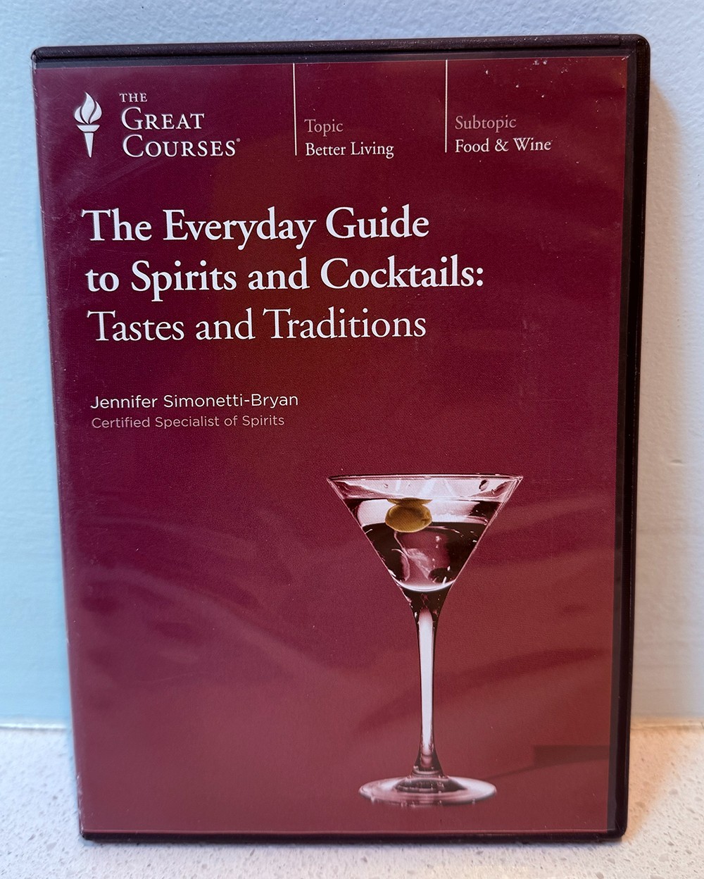 EVERYDAY GUIDE TO SPIRITS and COCKTAILS, Great Courses, =EXC 2-DVD SET=