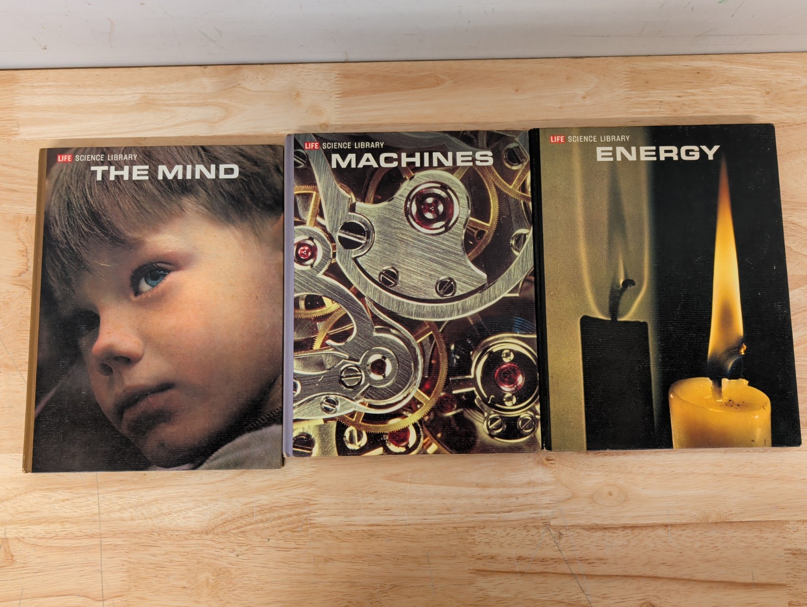 Vintage Time Life Science Library Books Lot of 3 Machines The Mind Energy 1960s