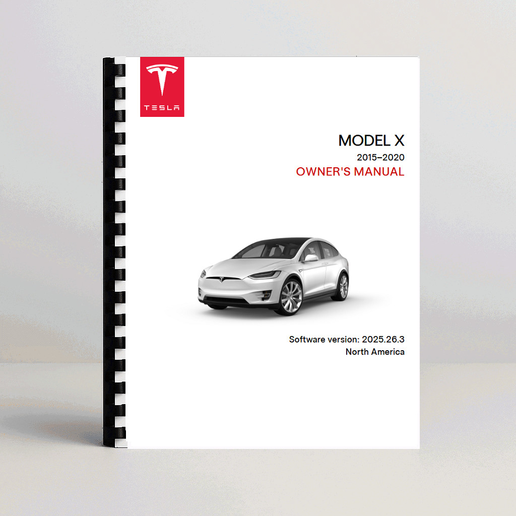 Tesla Model X Owner’s Manual 2015-2020