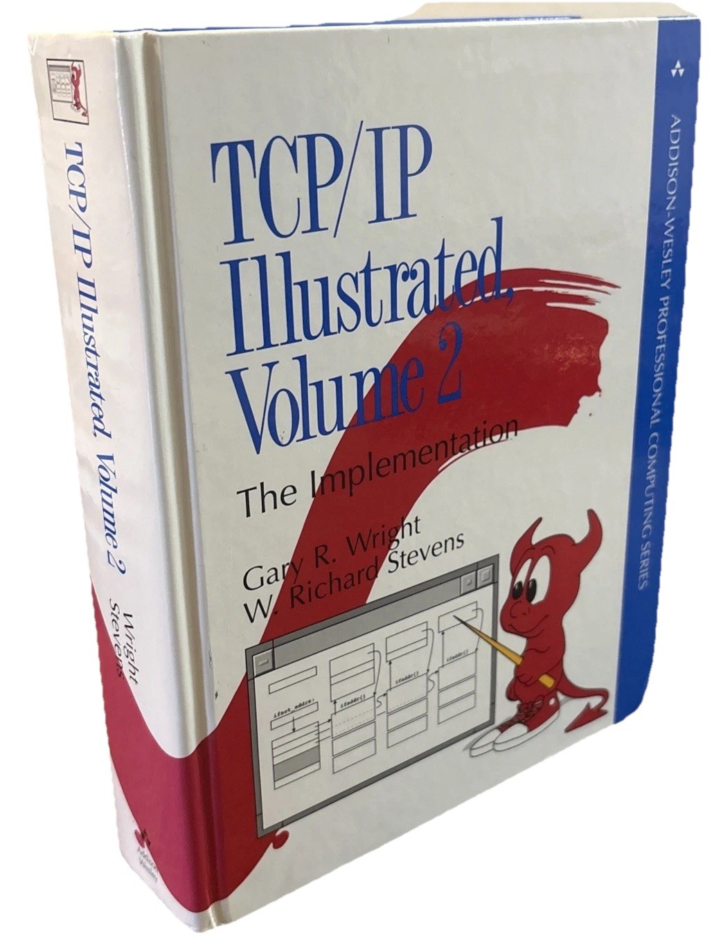 TCP/IP Illustrated The Implementation Vol. 2 Very Good/Marked Name on Edge