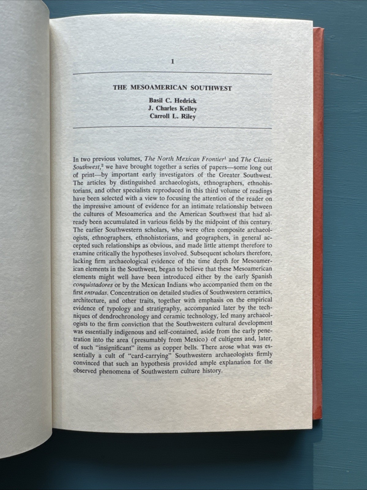 The Mesoamerican Southwest Hedrick 1974 HCDJ Bandelier Haury Kroeber Fewkes