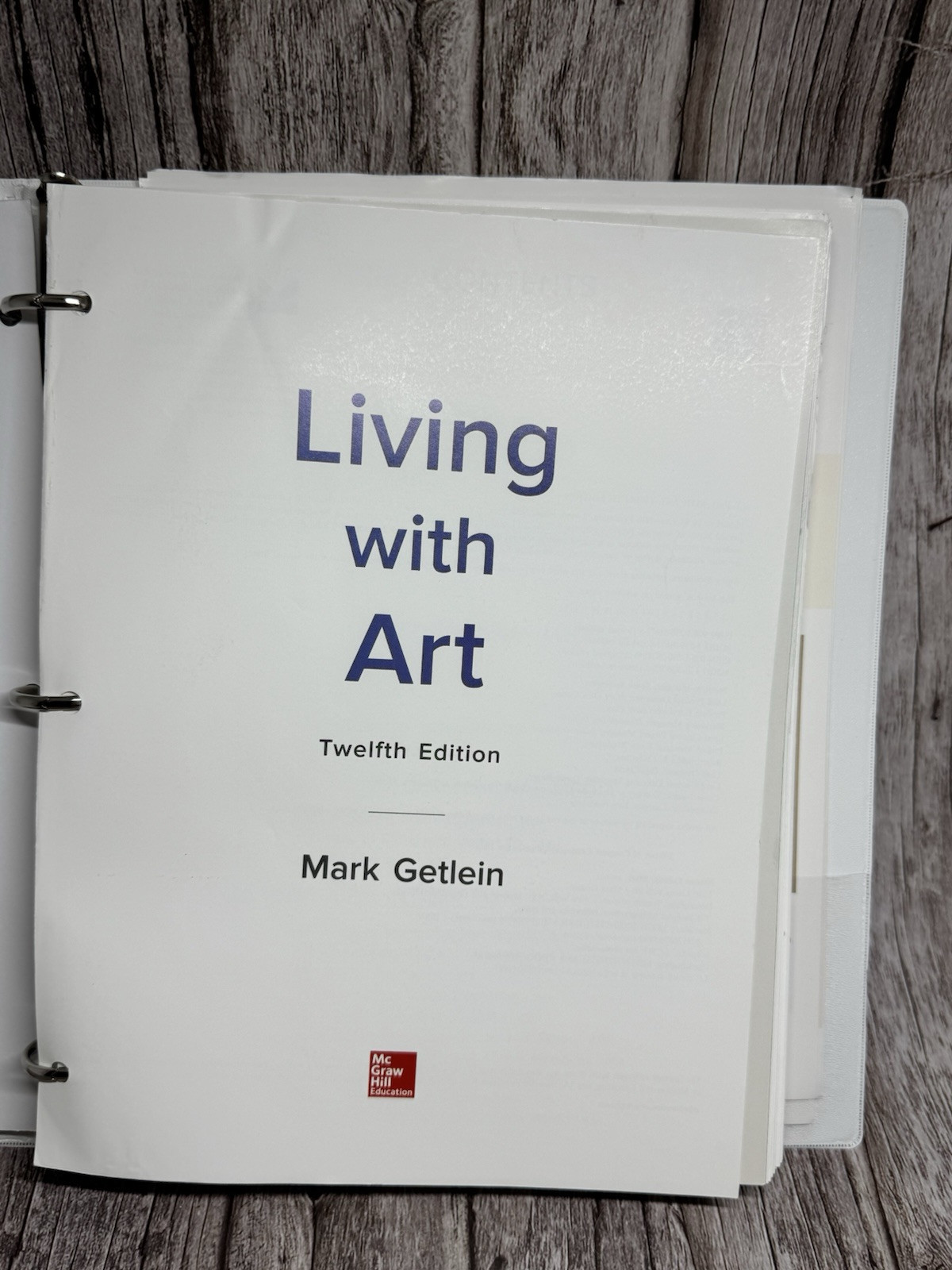 Living with Art – 12th Edition (Loose Leaf – Binder Included)
