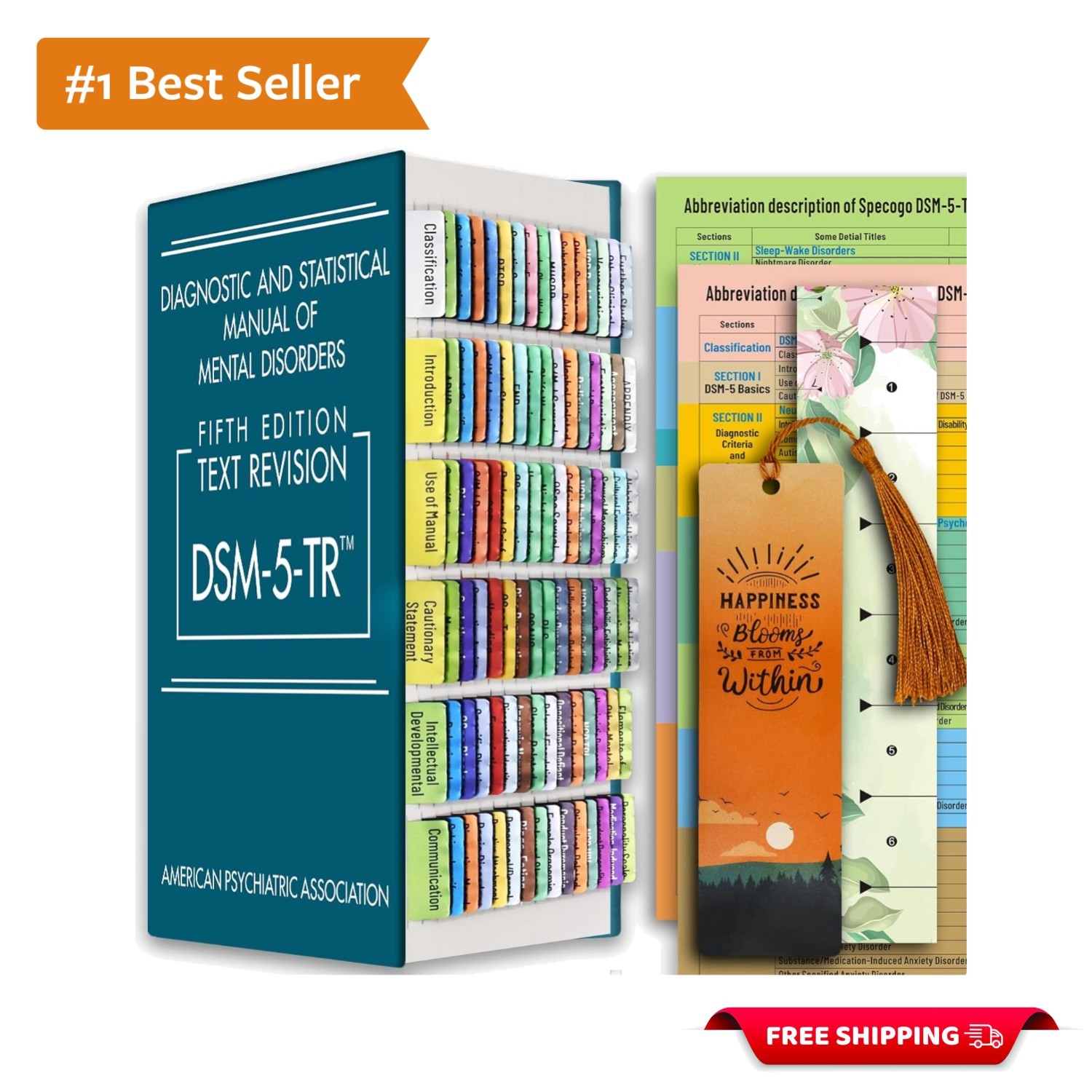 Easy Installation DSM-5-TR Tabs – Durable, Waterproof & Precise Organization