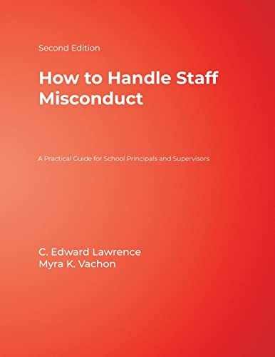 How to Handle Staff Misconduct: – Paperback, by Lawrence C. Edward; – Very Good