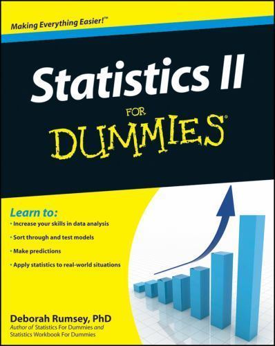Statistics II for Dummies by Rumsey, Deborah J.