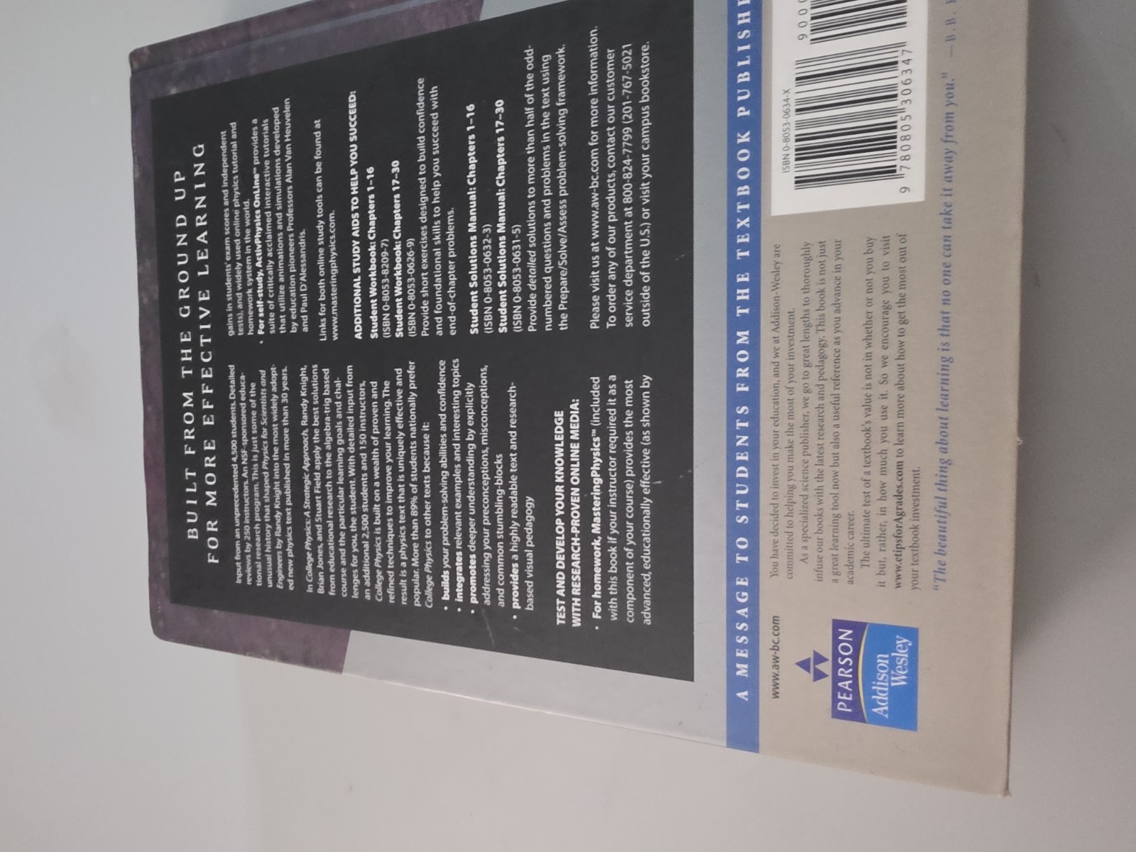 College Physics: A Strategic Approach by Randall Dewey Knight: Used