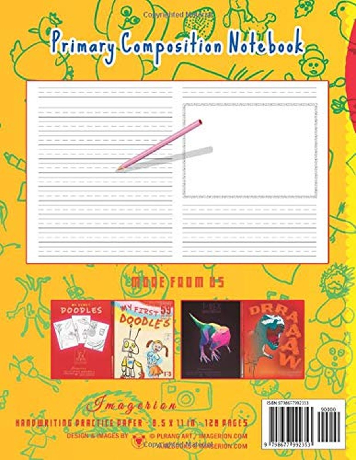 My Story Journal: Draw and Write, Preschool & Kindergarten, Lined Pages + Pic…
