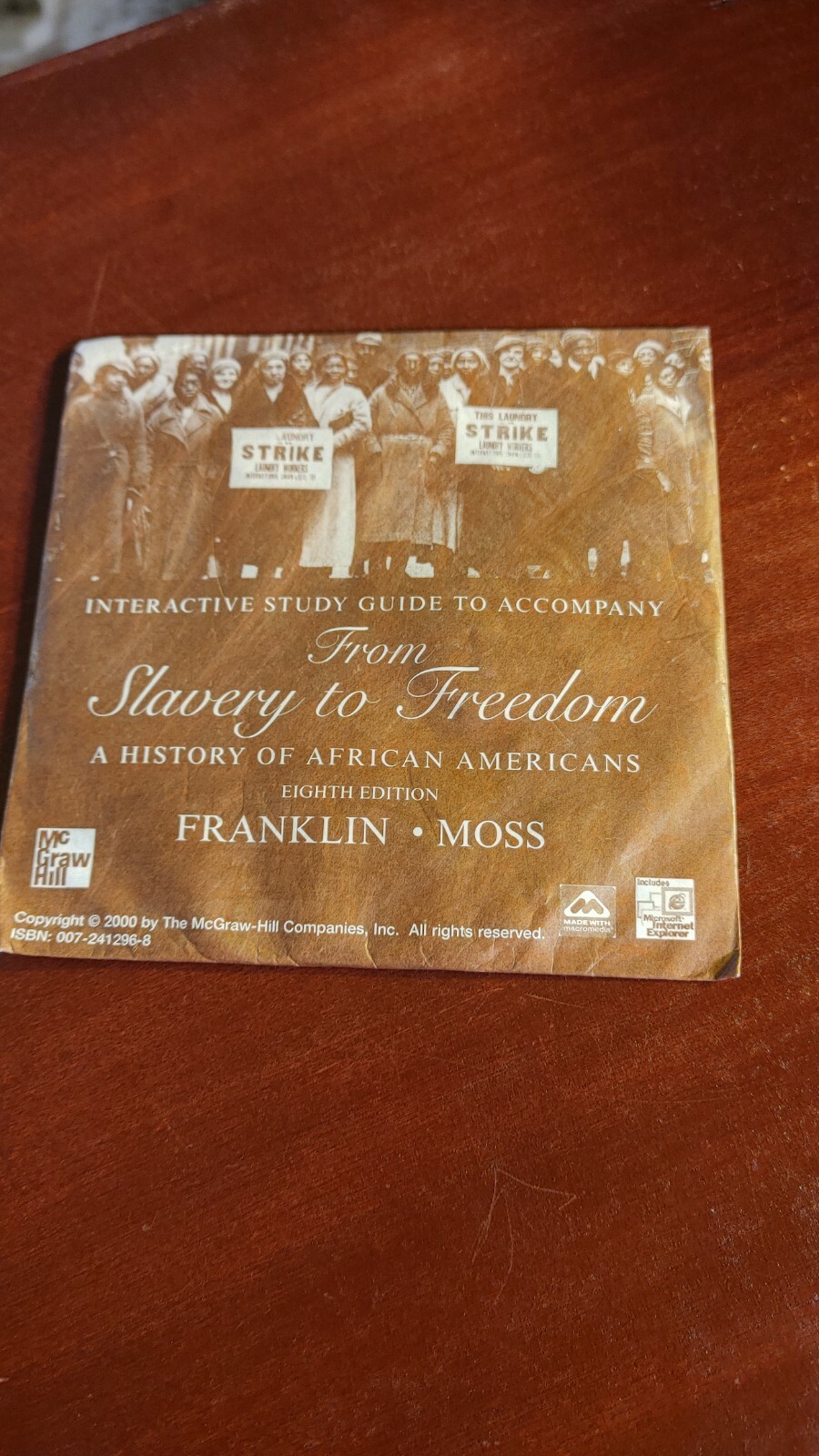 Student Study Guide for use with From Slavery to Freedom. CD