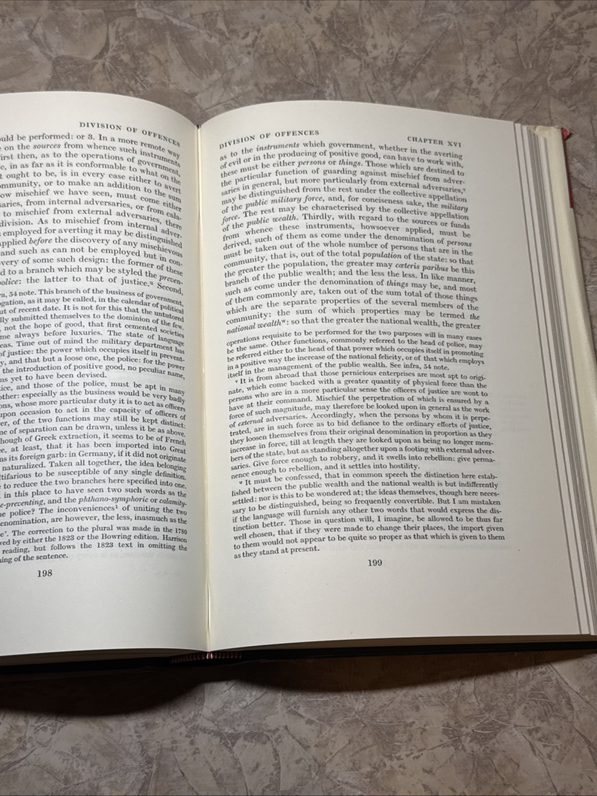 Jeremy Bentham 1970 An Intro to the Principles of Morals & Legislation HC DJ