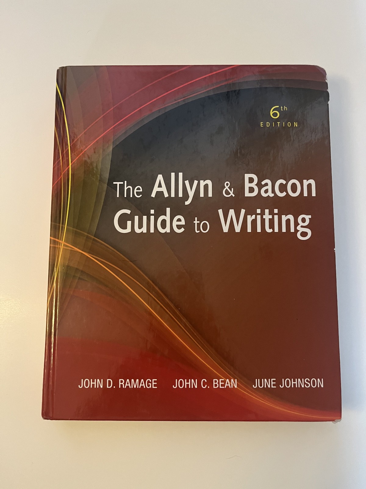 Allyn & Bacon Guide to Writing, 6th Edition – Hardcover – Good