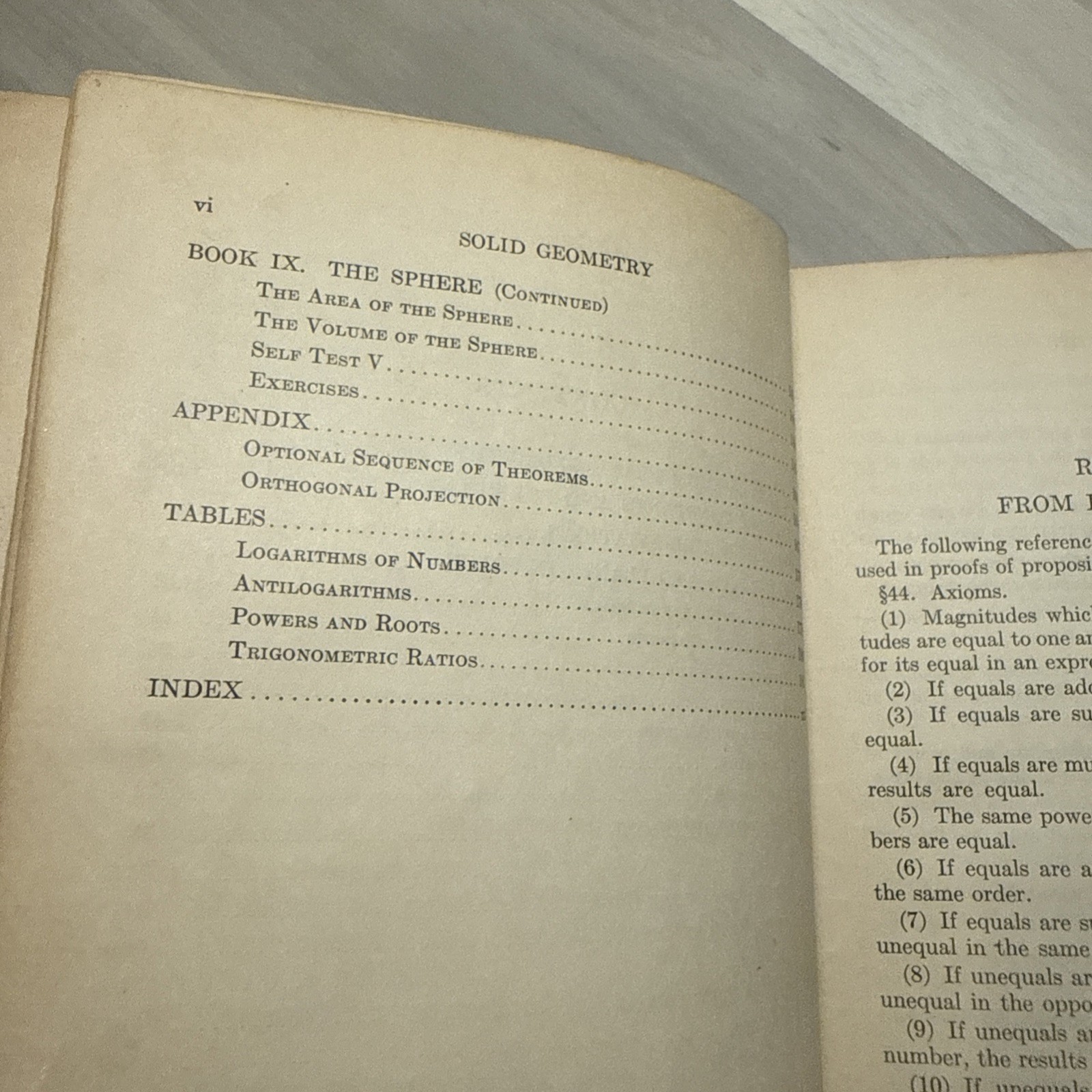 1935 Solid Geometry and Its Uses School Enlarged Revised Hardcover Row Peterson