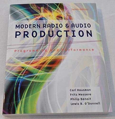 Modern Radio and Audio – Paperback, by Hausman Carl; Messere – Acceptable