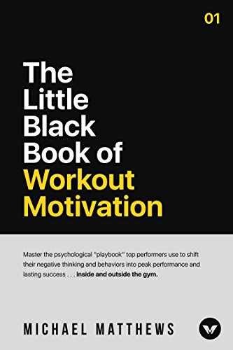 The Little Black Book of Workout – Hardcover, by Michael Matthews – Very Good x