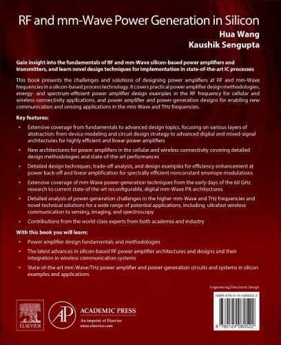 RF and mm-Wave Power Generation in Silicon, Hardcover by Wang, Hua (EDT); Sen…