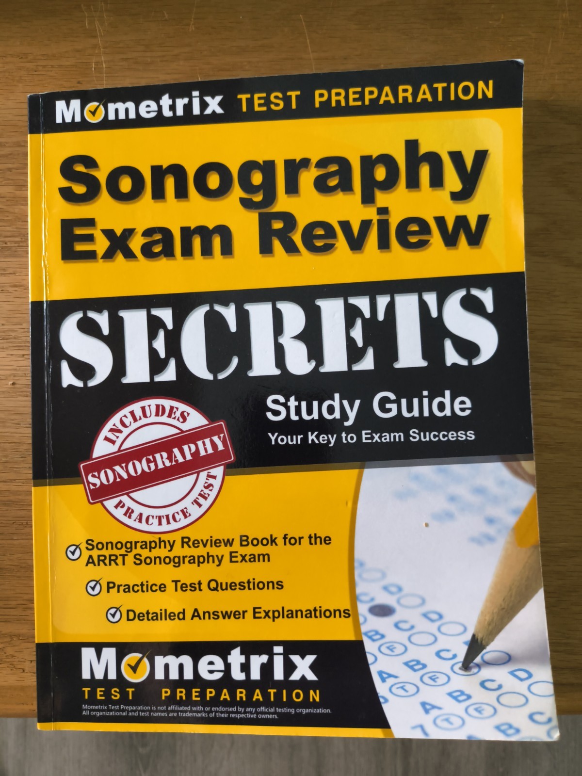 AART Sonography Exam Review Secrets Study Guide Sonography Review Book