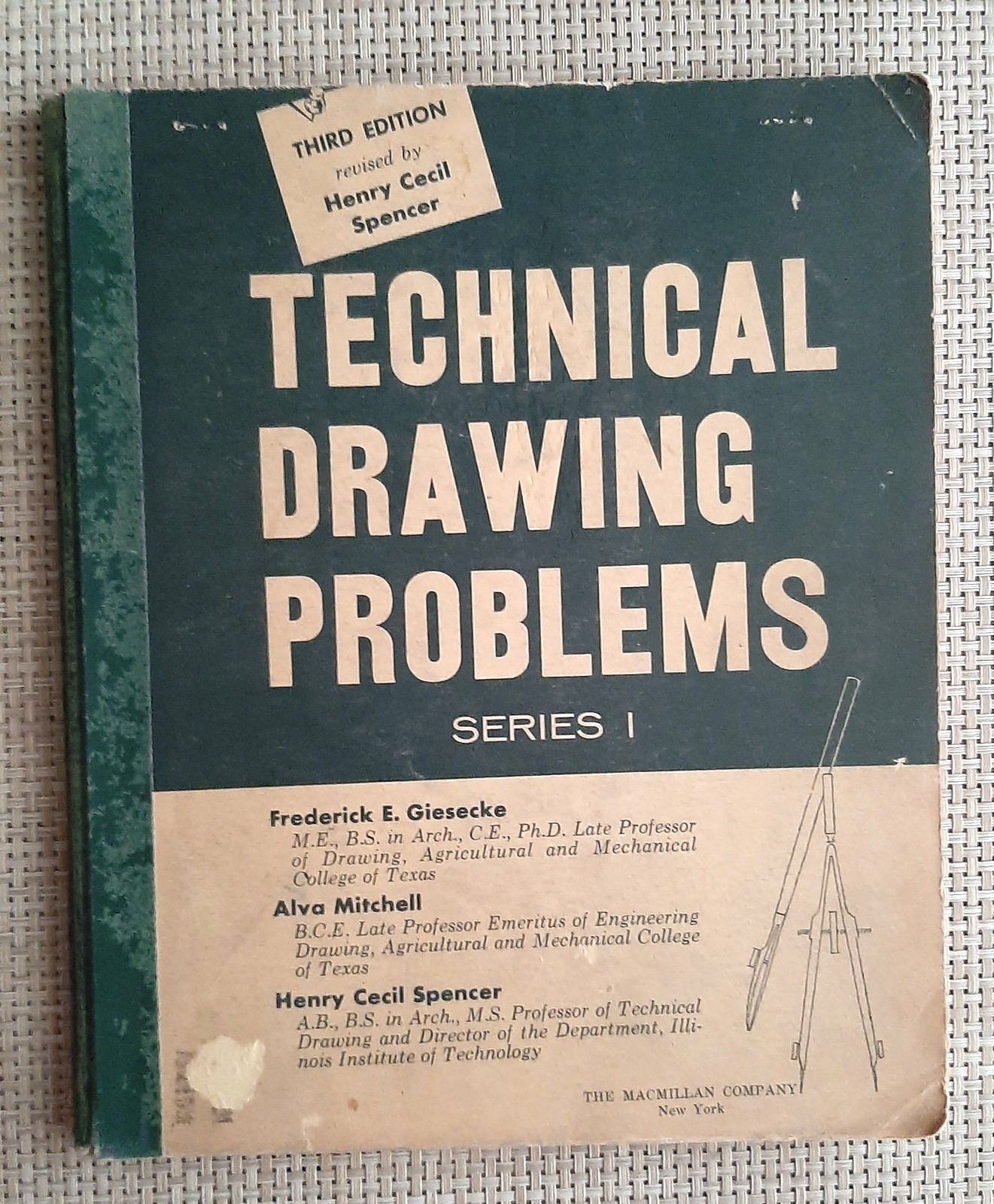 1959 3rd “Technical Drawing Problems” Book Giesecke, Mitchell, Spencer 98 sheets