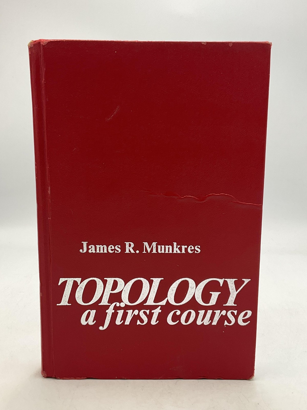 Vintage TOPOLOGY A First Course James R. Munkres Prentice Hall Red HC 1975 USA