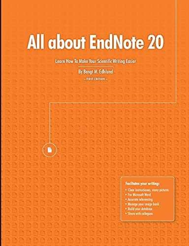 All about EndNote 20: Learn How To – Paperback, by Edhlund Bengt – Very Good