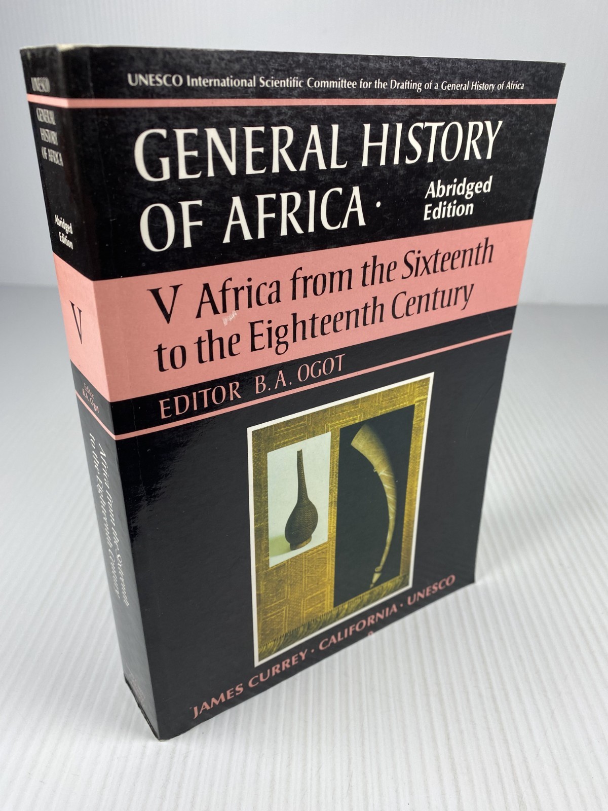 UNESCO GENERAL HISTORY OF AFRICA, VOL. V: ANCIENT AFRICA By G. Mokhtar *VG+*