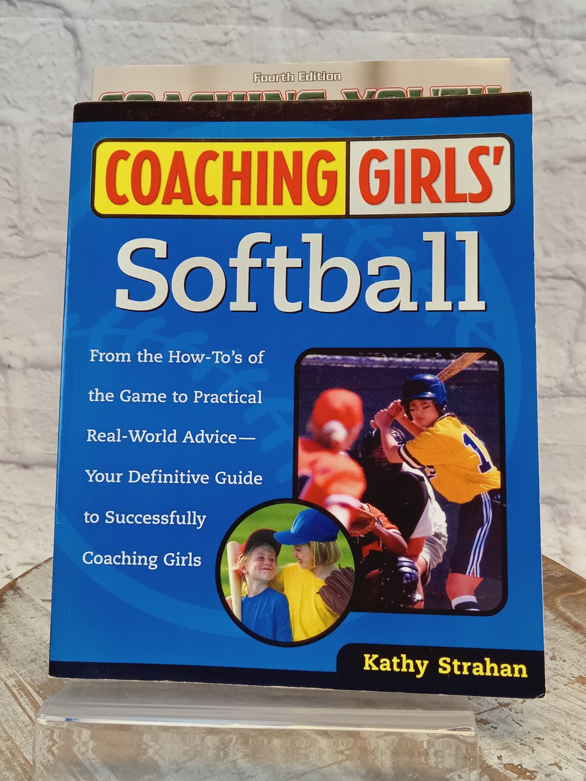 Coaching Youth Girls Softball Lot of 2 Softcover Books Straham American Sport
