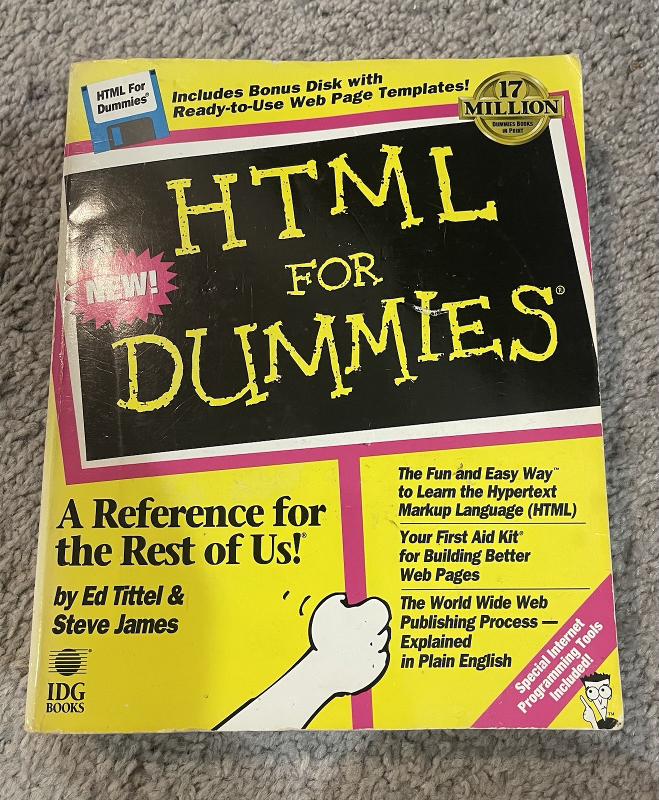 HTML for Dummies Reference for the Rest of Us by Ed Tittel and Stephen J. James