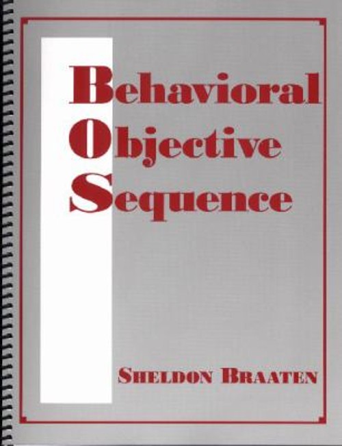 Behavioral Objective Sequence Spiral Sheldon Braaten