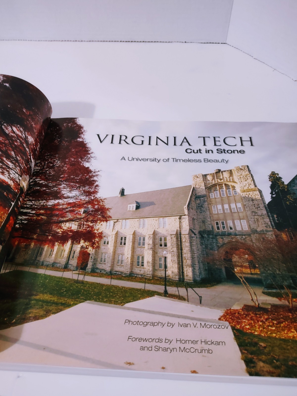Virginia Tech Cut In Stone A Pictorial Tour by Ivan Morozov Coffee Table Book