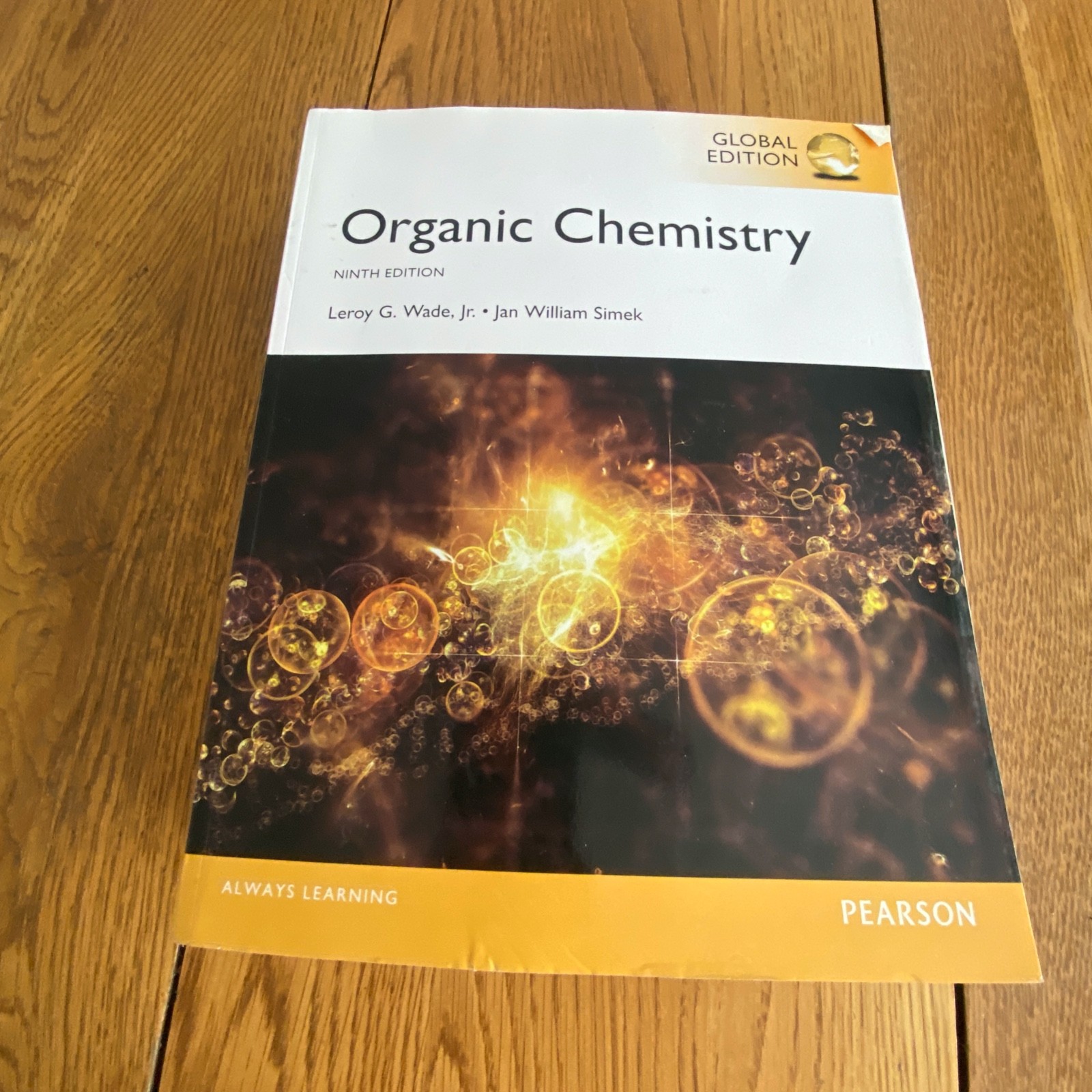 Organic Chemistry Ninth Edition Pearson Global Edition Textbook