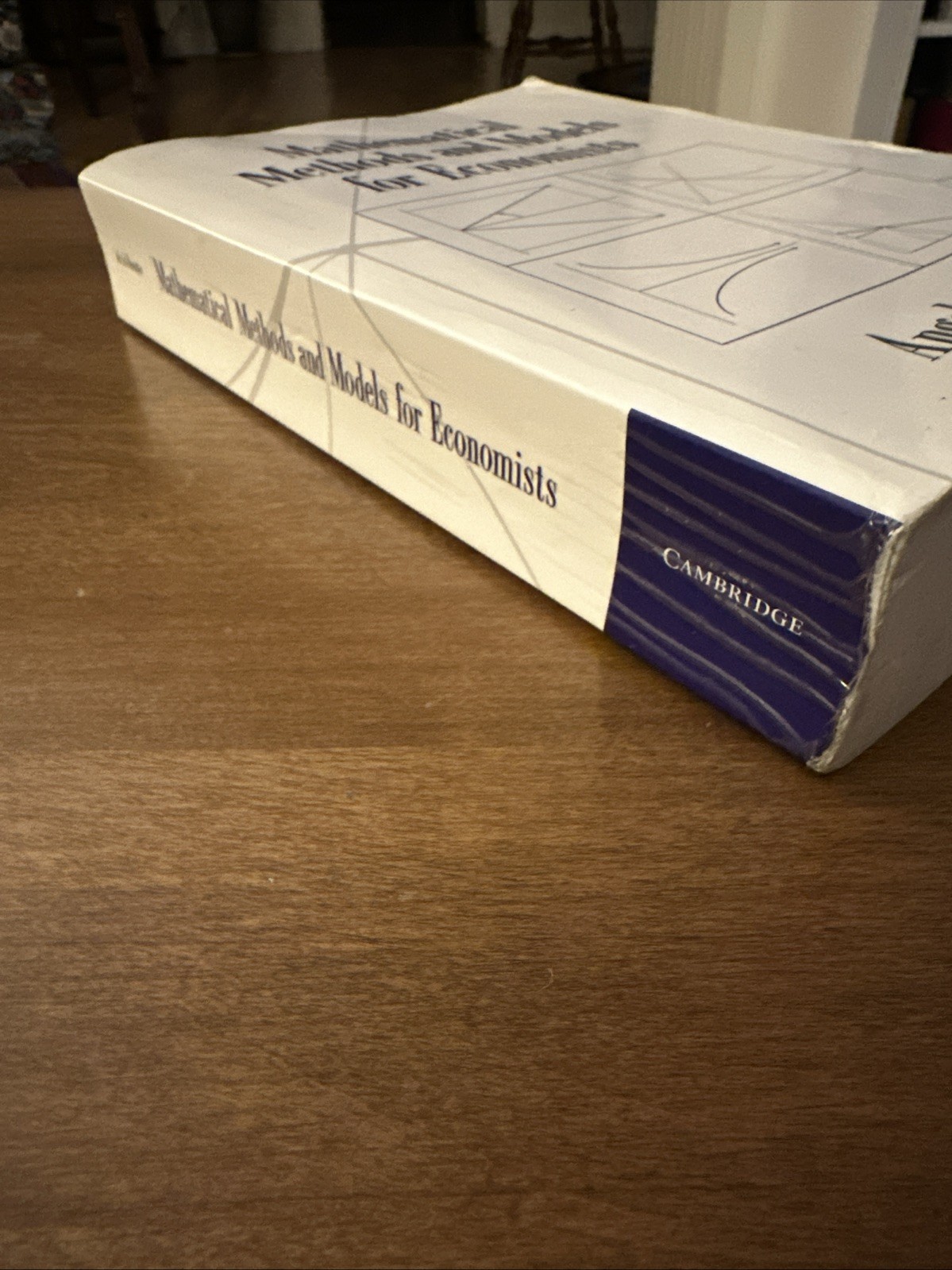 Mathematical Methods and Models for Economists by Fuente NO WRITING ON TEXT
