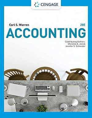 Accounting – Hardcover, by Warren Carl; Jonick Christine; Schneider – Very Good