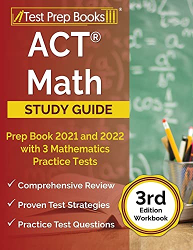 ACT Math Prep Book 2021 and 2022 with…, Rueda, Joshua