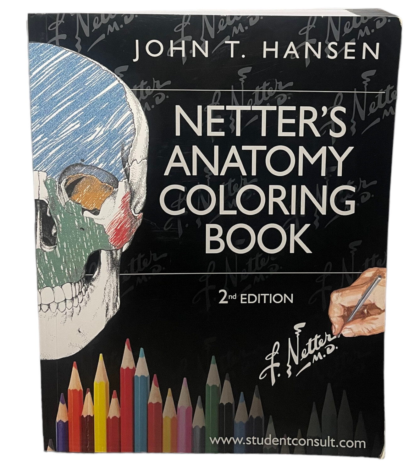 Adult Coloring Book, Anatomy Study Aid, Netter’s Anatomy Coloring Book 2nd ed.
