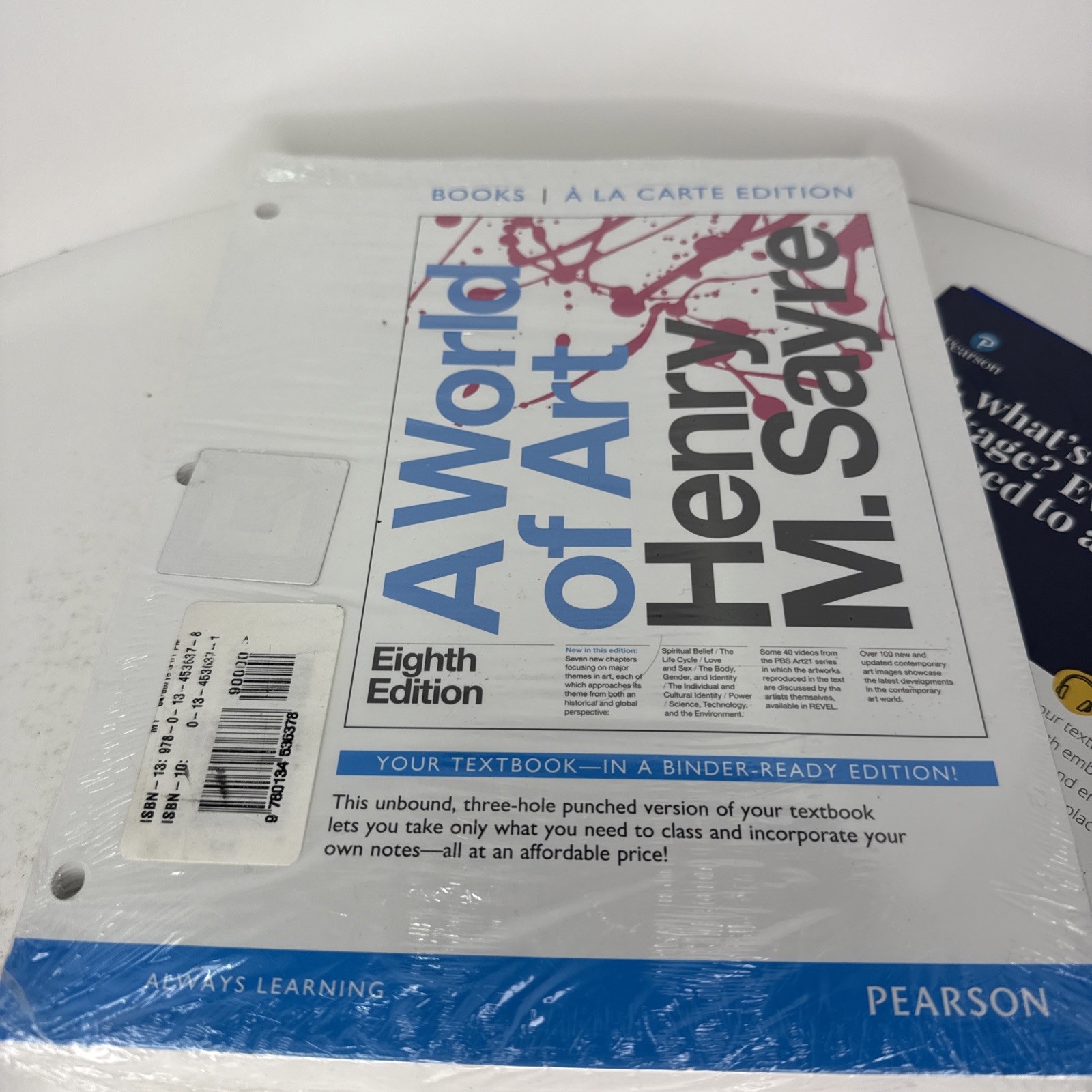 A World of Art, Books a la Carte (8th – Loose Leaf, Sayre – Sealed Access Code