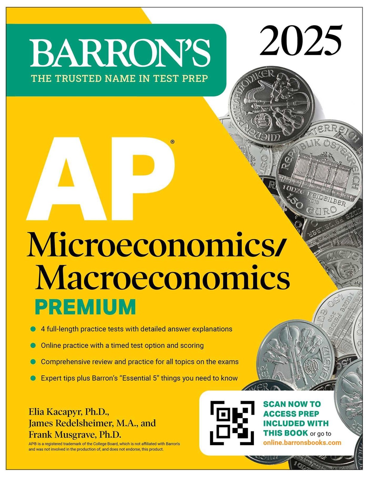 AP Microeconomics/Macroeconomics Premium, 2025: Prep Book with 4 Practice Te…