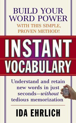 Instant Vocabulary – 0671677276, paperback, Ida Ehrlich