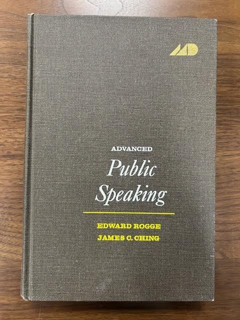 Advanced Public Speaking 1966