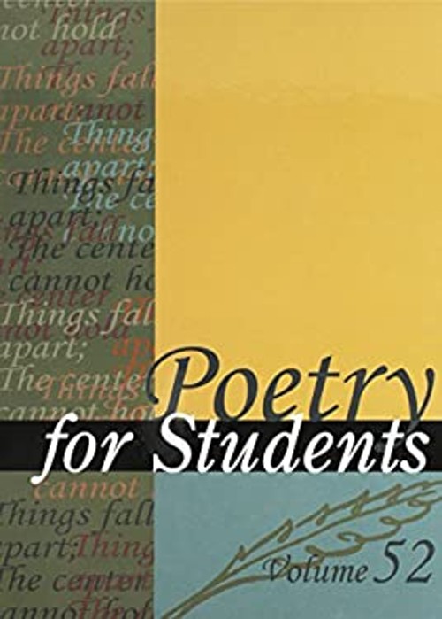Poetry for Students : Presenting Analysis, Context and Criticism