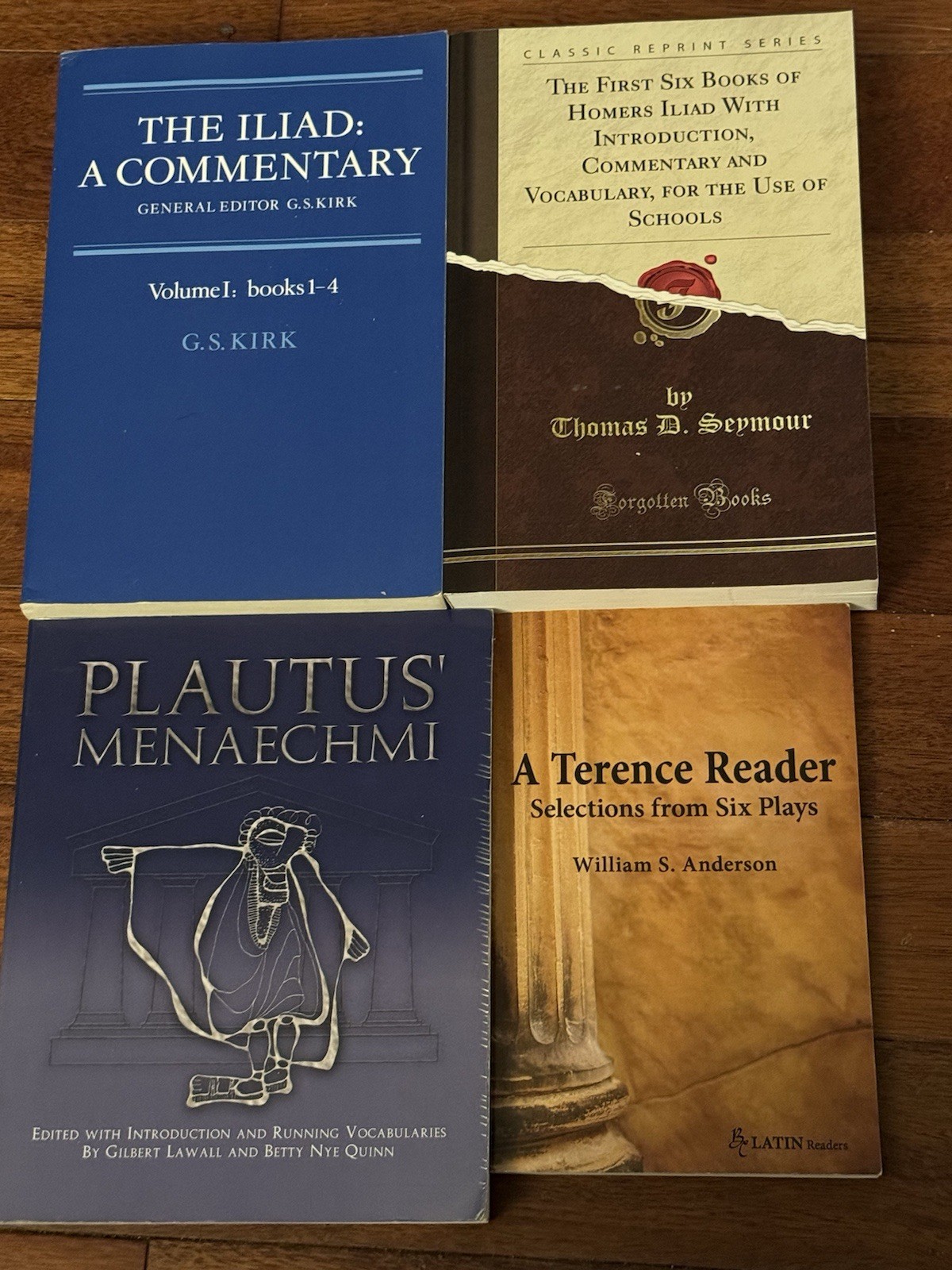 Lot The Iliad A Commentary: Volumes 1-12 Books 1-3 G.S. Kirk, Homer Plautus