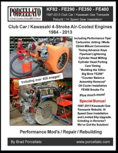 Club Car / Kawasaki 4-Stroke Air-Cooled Engines 1984 – 2013: KF82 – FE290 – F…