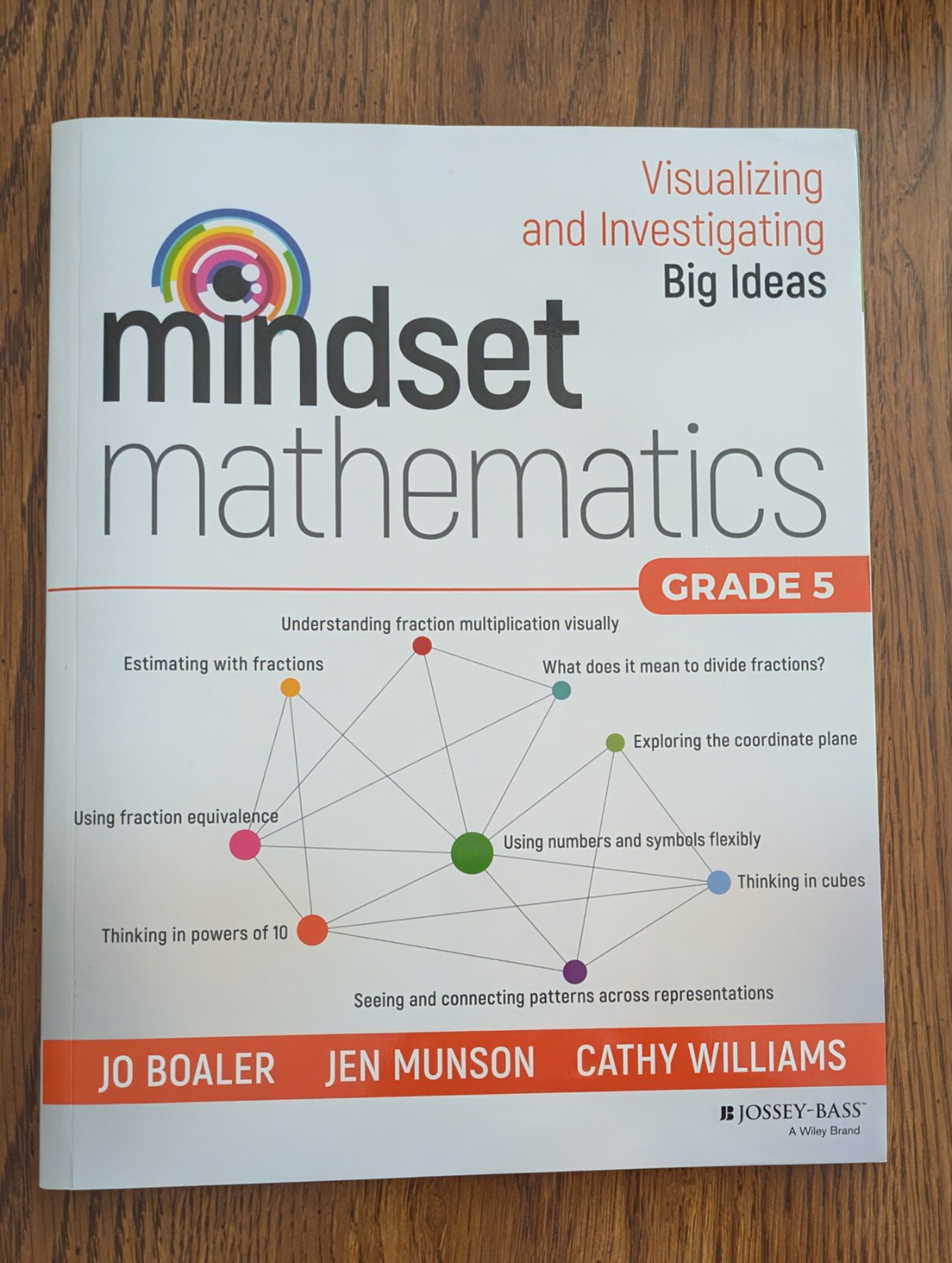 Mindset Mathematics Visualizing & Investigating Ideas Grade 5 Jo Boaler LIKE NEW