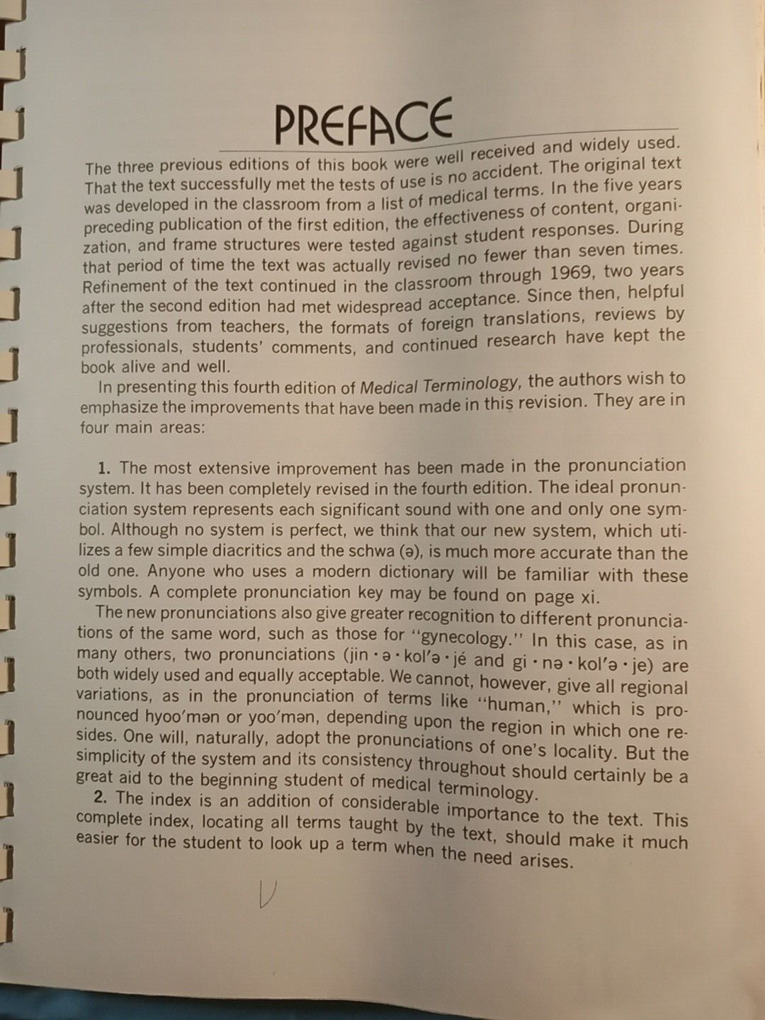 Medical Terminology 1981 Fourth Edition – Spiral Paperback – Smith and Davis