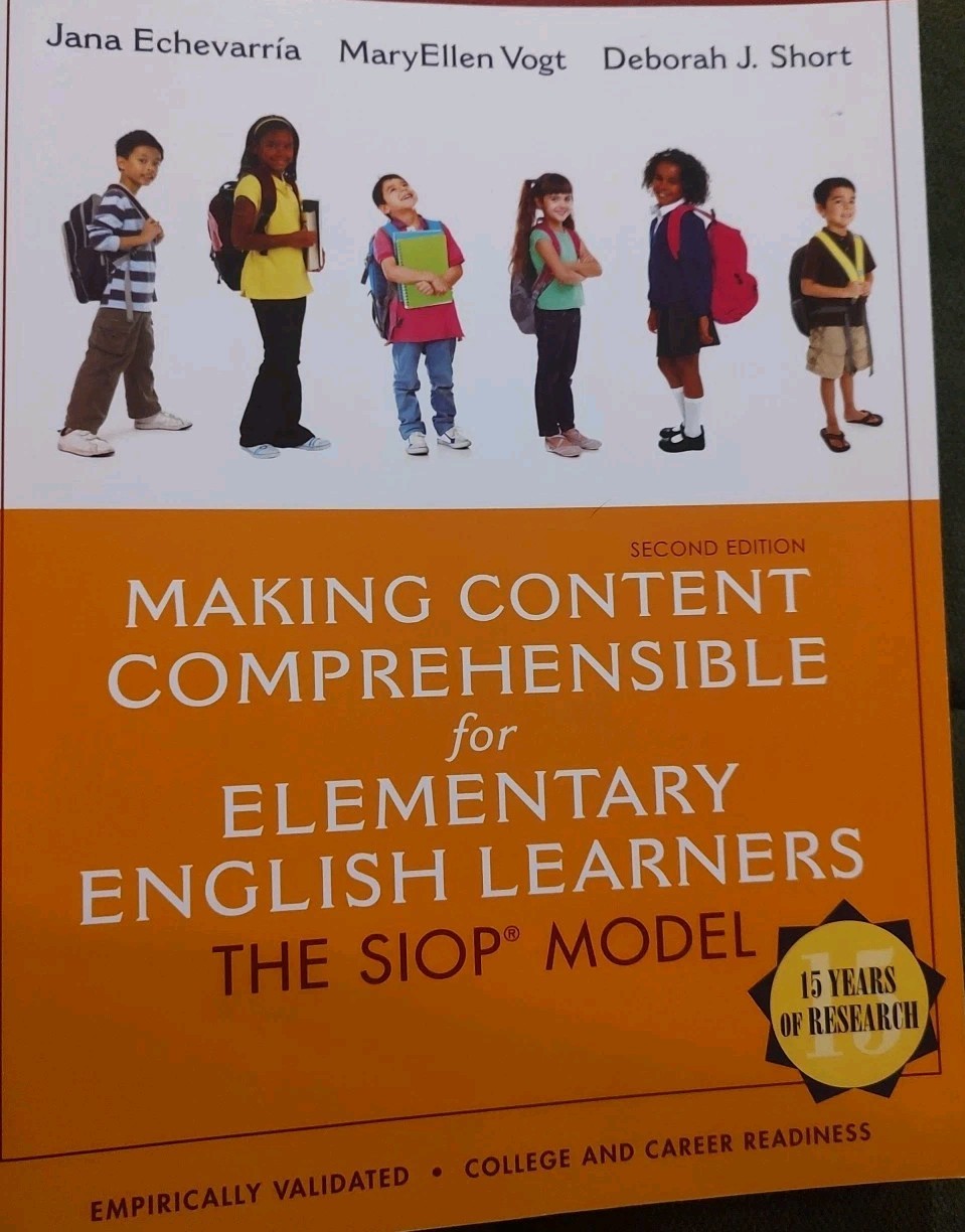 Making Content Comprehensible for Elementary English Learners: The Siop Model