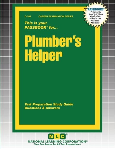 Plumber’s Helper (Career Examination), , New Book