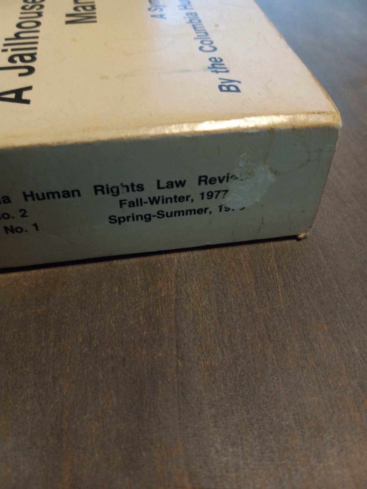 jail house lawyer’s manual a symposium Columbia human rights law review 2021