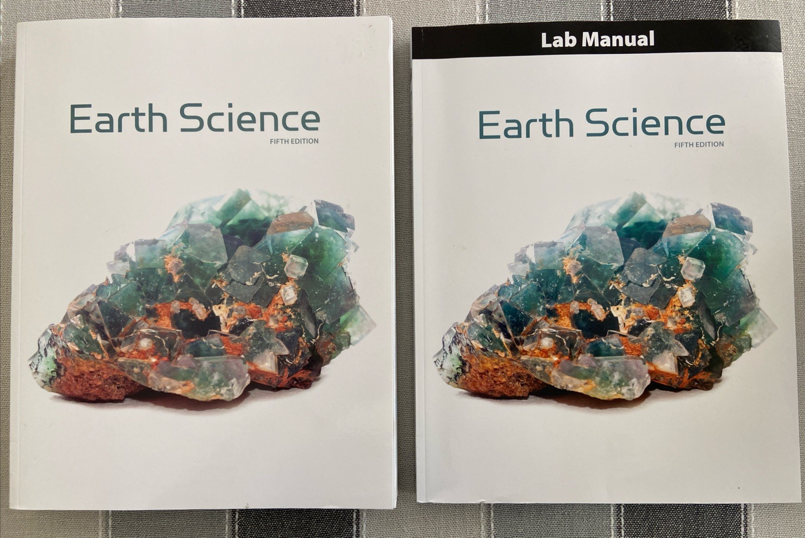 2 BOOKS NEW BJU Press 8th grade 8 EARTH SCIENCE STUDENT TEXT & LAB MANUAL 5th ed