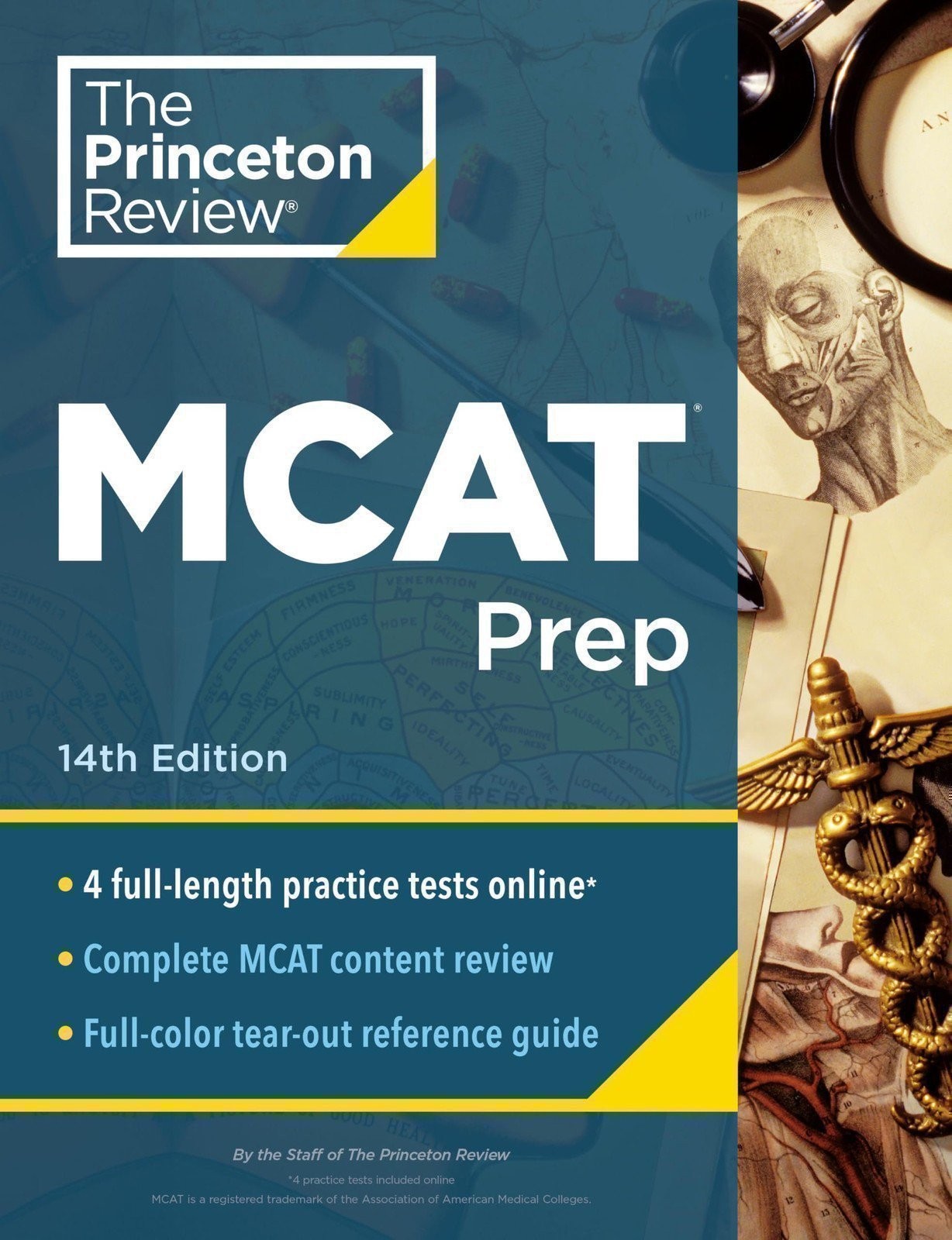 Princeton Review MCAT Prep, 14th Edition: 4 Practice Tests + Complete Content…
