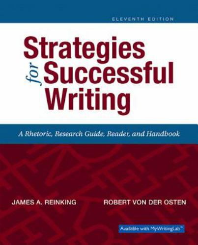 Strategies for Successful Writing; 1- James A Reinking, 9780134119243, paperback