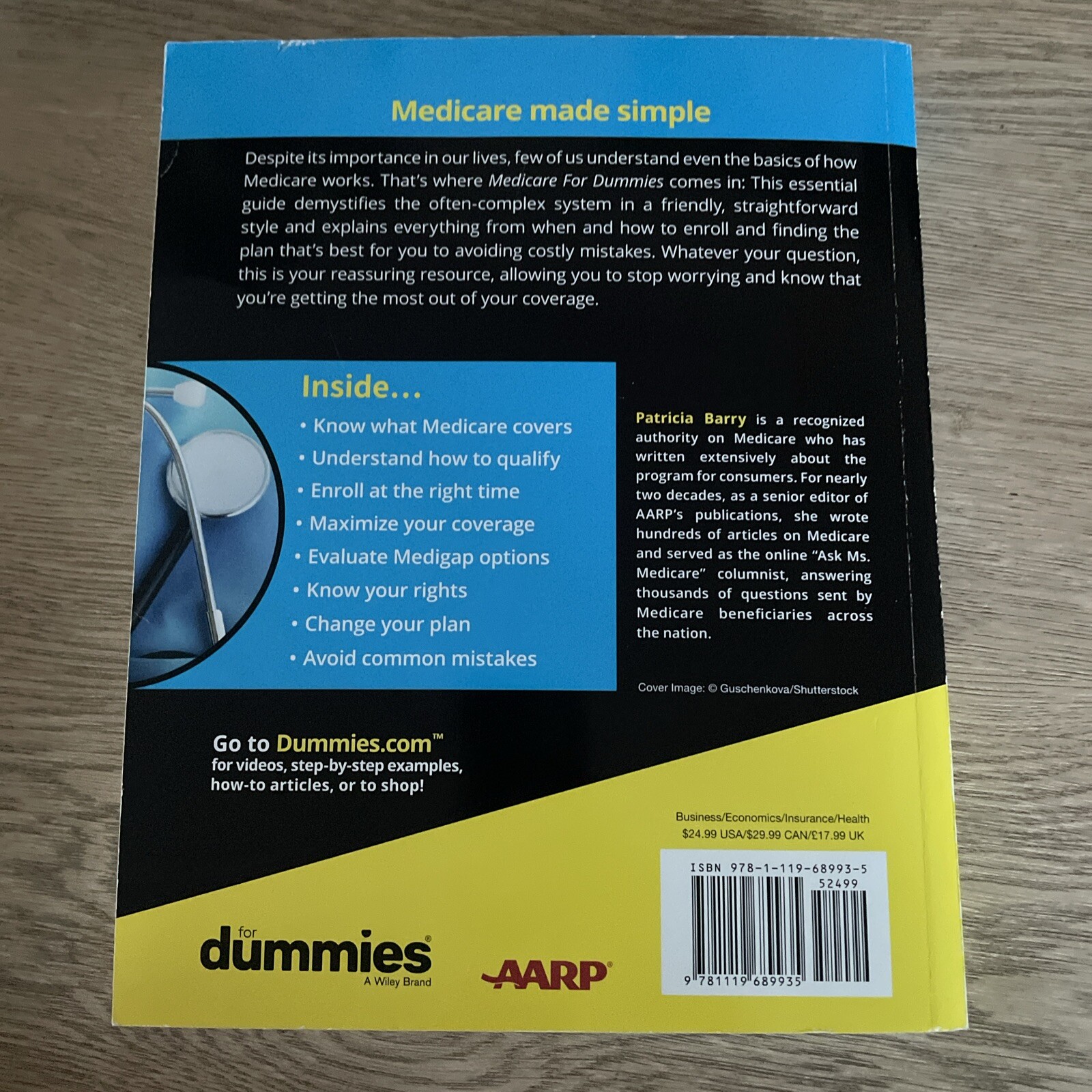 Medicare for Dummies by Patricia Barry (2020, Trade Paperback)