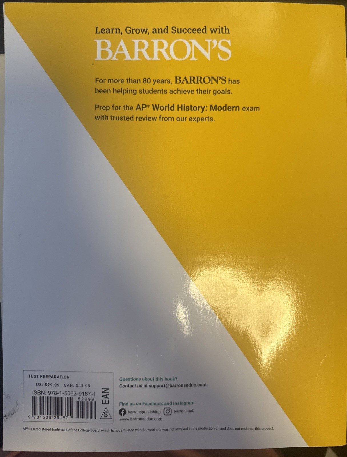 Barron’s Ap Prep Ser.: AP World History: Modern Premium, 2025: Prep Book with 5